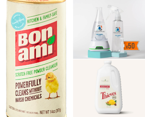 Non-toxic options for the Kitchen & Cleaning cover photo collage