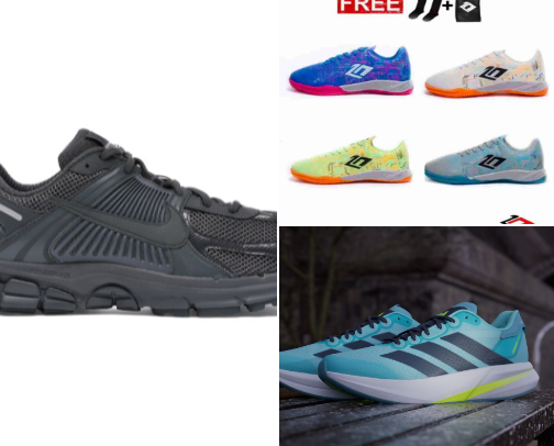 Shoes, bag, etc cover photo collage