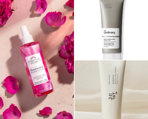 Fresh & Clean Skin Care Routine cover photo collage