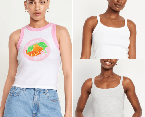 old navy haul! cover photo collage