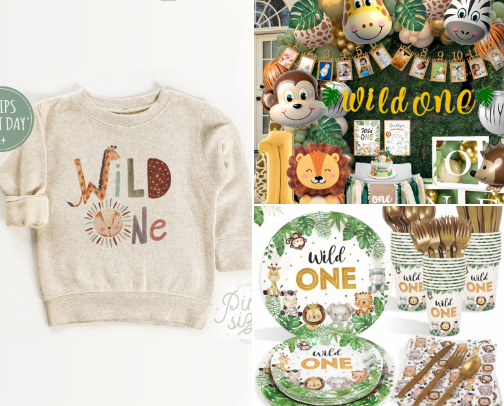 Wild One First Birthday Theme and Finds🦁🎉 cover photo collage
