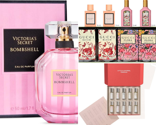 Fragrances cover photo collage