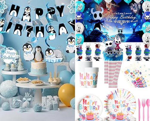 Birthday Decorations cover photo collage