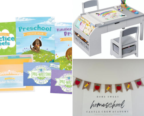 Homeschool 🍎✏️
(Preschool & Kinder) cover photo collage