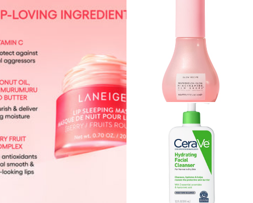 My go to Skin Care Products cover photo collage