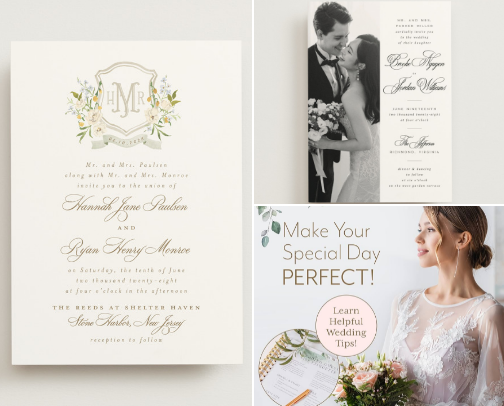 Wedding fairytale cover photo collage