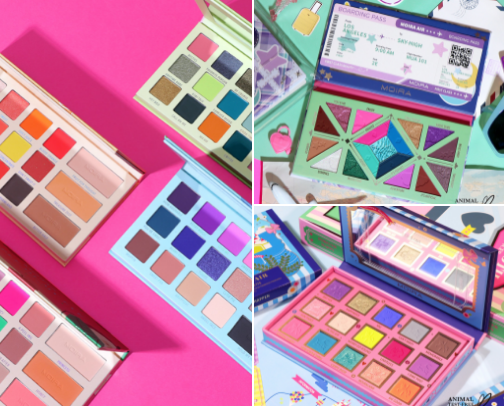 Let your creativity flow with colorful eyeshadows. cover photo collage