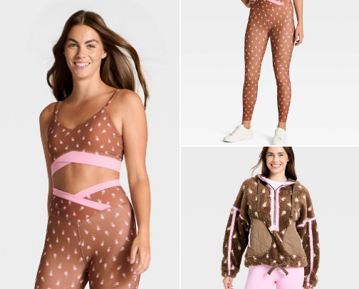 Winter Athletic Wear Workout Clothing Fitness cover photo collage