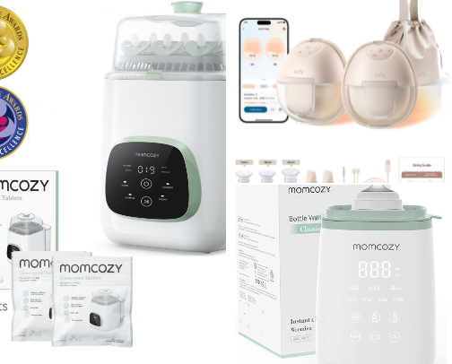 New mom essentials 👶🏼 cover photo collage