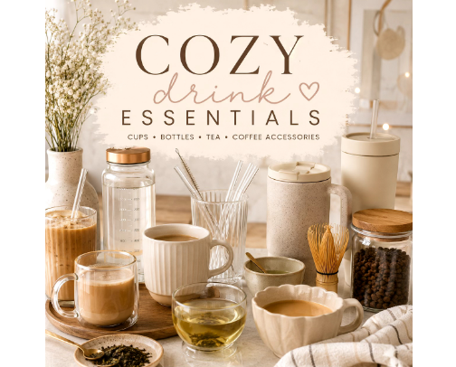Cozy Girl Drink Station cover photo collage