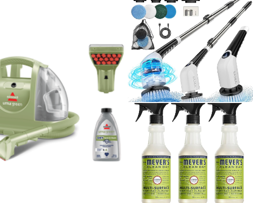 Cleaning Essentials 🧼🧽🧹🫧 cover photo collage