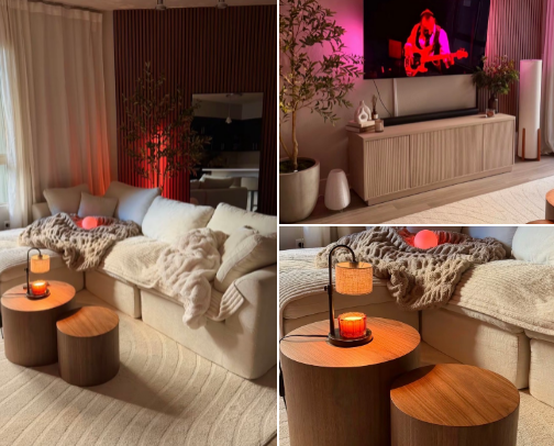 Amazon Cozy Living Room Finds cover photo collage