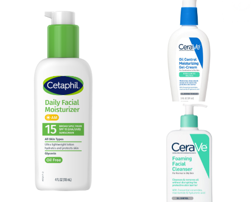 Skin Care for Oily skin cover photo collage