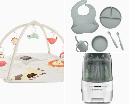 Baby & Postpartum Essentials Registry cover photo collage