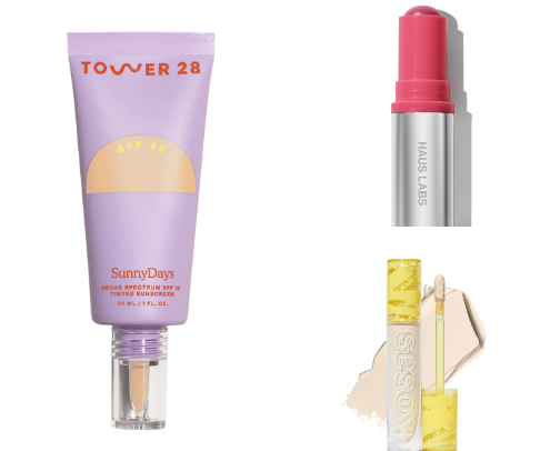fav “no makeup” products cover photo collage