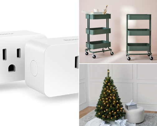 Home essentials/obsessions cover photo collage