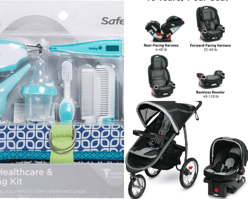 Baby Items cover photo collage