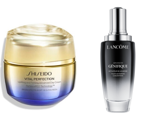 Luxury Anti-Aging Serums & Creams cover photo collage