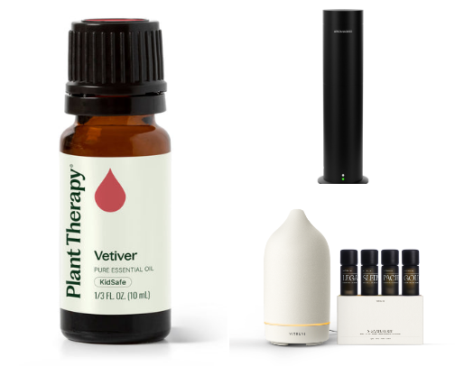 Aromatherapy for wellness cover photo collage