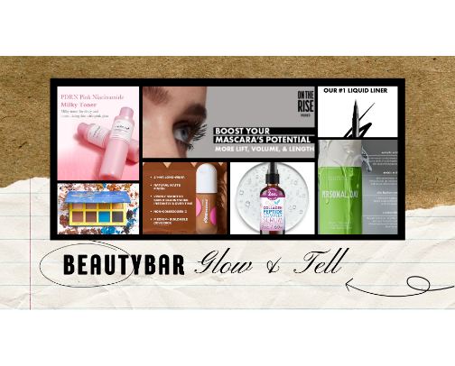 Glow & Tell: Peek My Beauty Bar 👀 cover photo collage