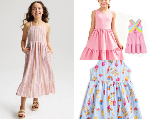 Girls Summer Wardrobe cover photo collage