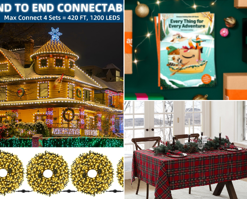 Holiday Finds cover photo collage