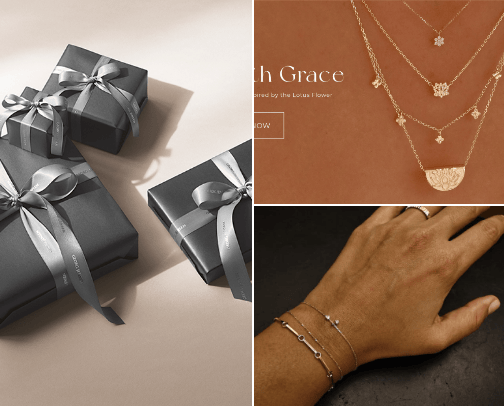 Jewellery cover photo collage