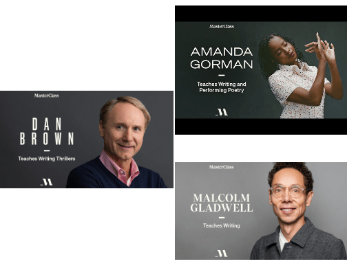 Writing Courses by Renowned Authors cover photo collage