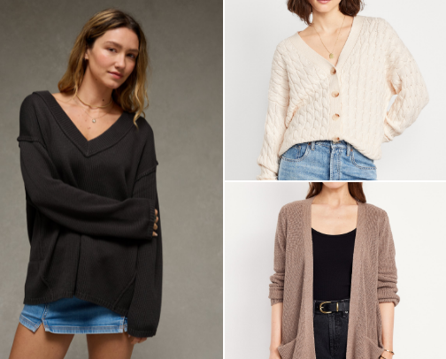 Cozy Fall Sweaters You'll Want to Live In All Season cover photo collage