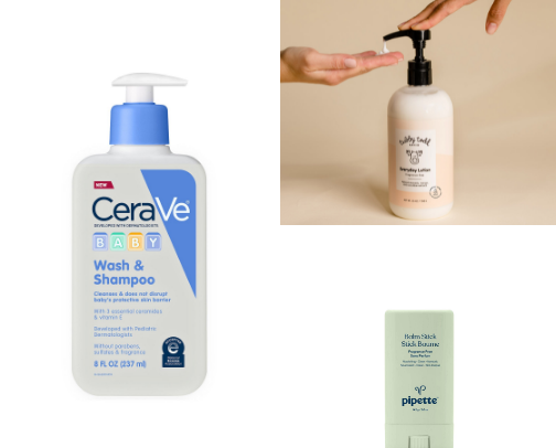 products for baby eczema cover photo collage
