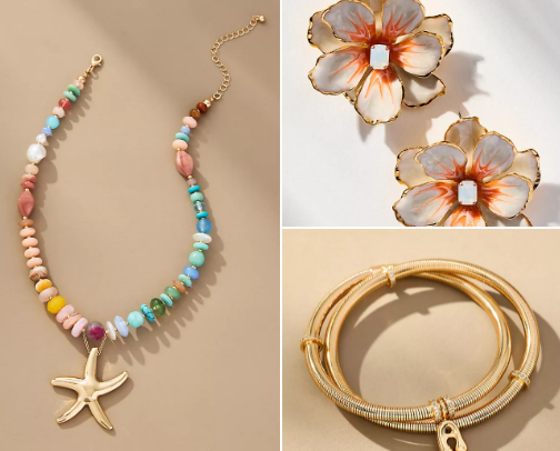 20 Spring/ Summer Gold Jewelry Finds For You! ⭐️🌞 cover photo collage