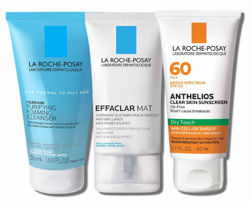 Skin products for oily skin cover photo collage