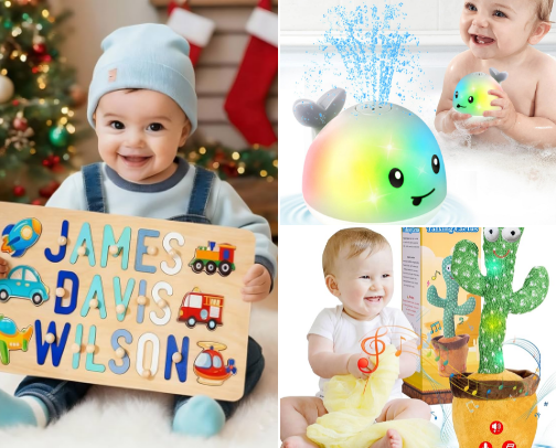 Best gifts for babies first/second Christmas 🎅🏼❤️ cover photo collage