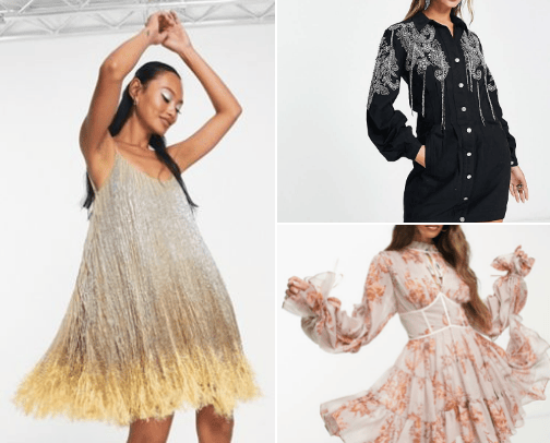 Asos dresses cover photo collage