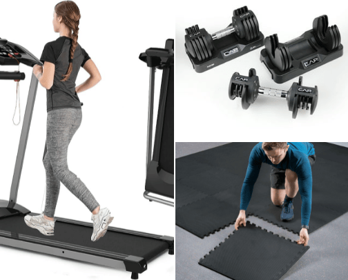 Workout gear cover photo collage