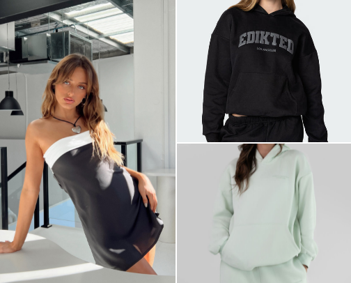 My favorite clothing stores/ staple pieces cover photo collage