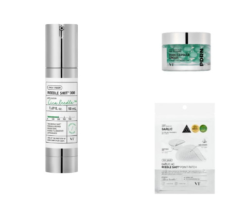 Korean skincare - VT Cosmetics cover photo collage