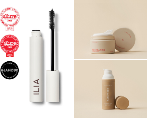 Beauty and skincare for your 40s! cover photo collage