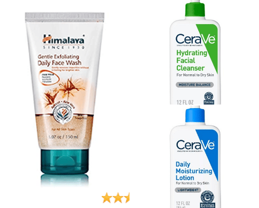 Skin care cover photo collage