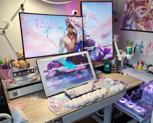 🌸Cozy Desk Setup🌸 cover photo collage