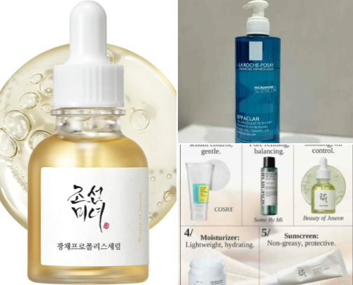 Skin care✨ cover photo collage