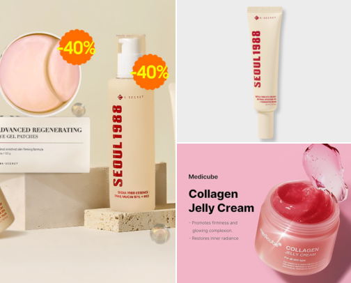 Skincare finds cover photo collage