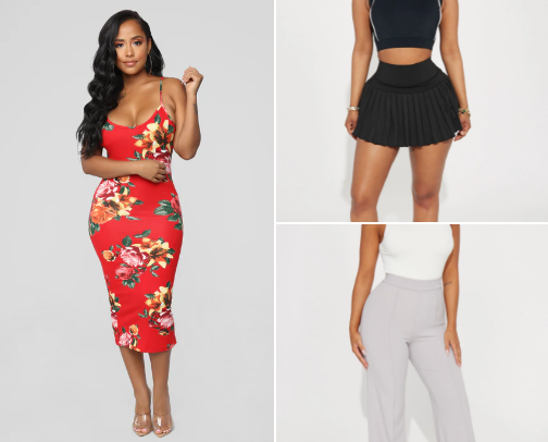 Fashion Nova cover photo collage