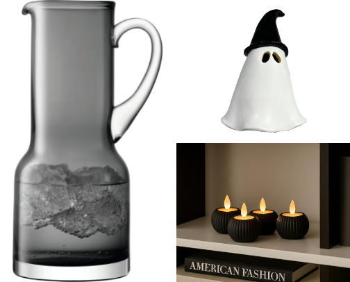 Hauntingly Chic: Elevated Halloween Home Ideas cover photo collage