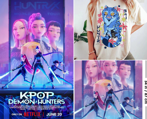 Kpop Demon Hunters Obsession cover photo collage