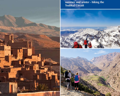 Hiking in Morocco cover photo collage