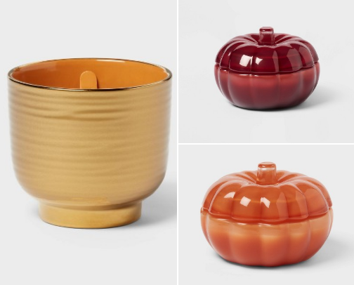 Fall scented candles I Love cover photo collage