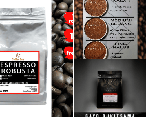 Variety of Coffee cover photo collage