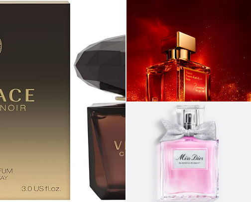 my top perfume recommendation ✨️ cover photo collage