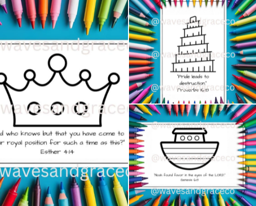 Must Have Old Testament Kids Activity Sheets cover photo collage